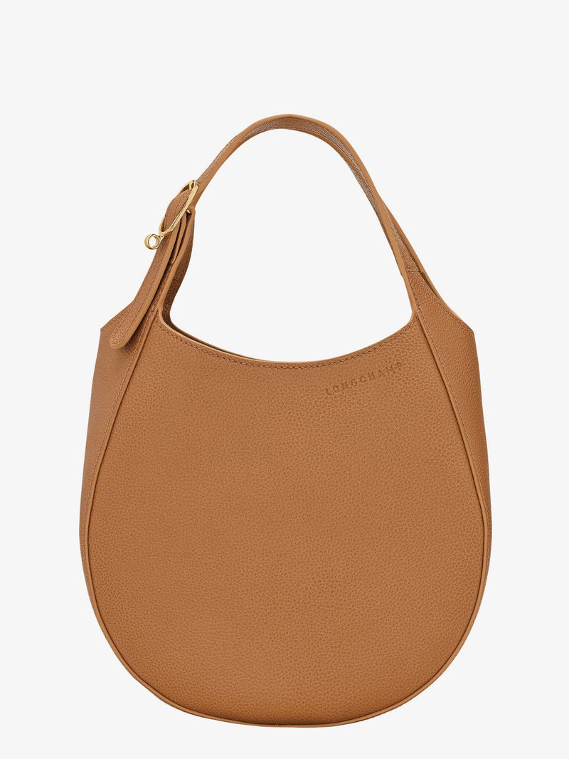 Longchamp Paris Bolso de mano de cuero Longchamp Paris Le Foulonné S, color marrón - World Class Fashion