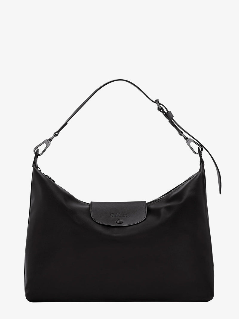 Longchamp Paris Bolso de hombro de cuero Longchamp Paris Le Pliage Extra XL negro - World Class Fashion