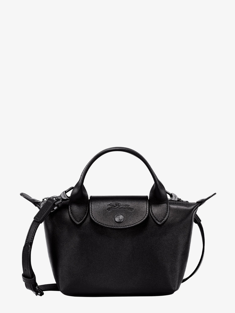 Longchamp Paris Longchamp Paris Le Pliage Xtra Xs Leather Crossbody Bag With Engraved Logo - World Class Fashion