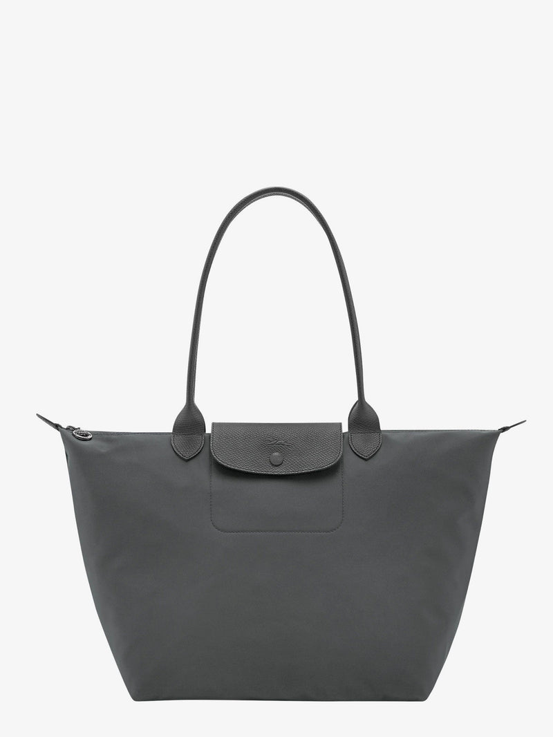 Longchamp Paris Longchamp Paris Bolso de Hombro Le Pliage One L de Nylon Gris - World Class Fashion