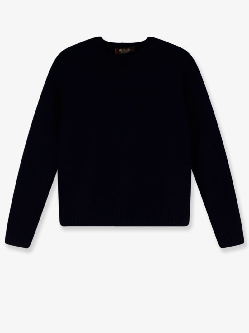 Loro Piana Loro Piana Parksville Baby Cashmere Sweater Blue - World Class Fashion