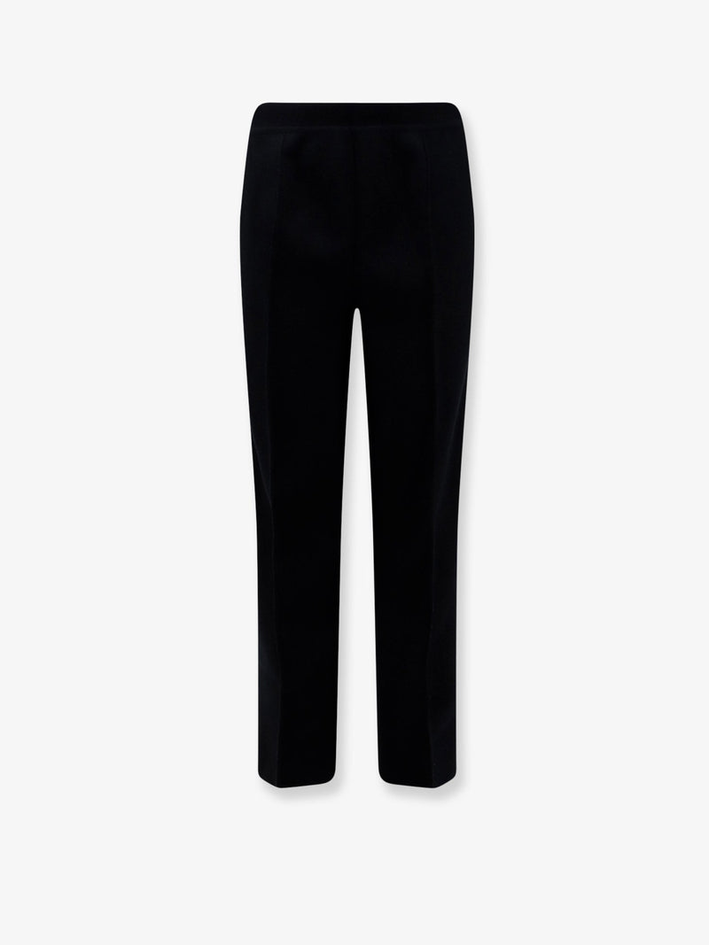 Loro Piana Loro Piana Petunia Cashmere Silk Wool Trousers Black - World Class Fashion
