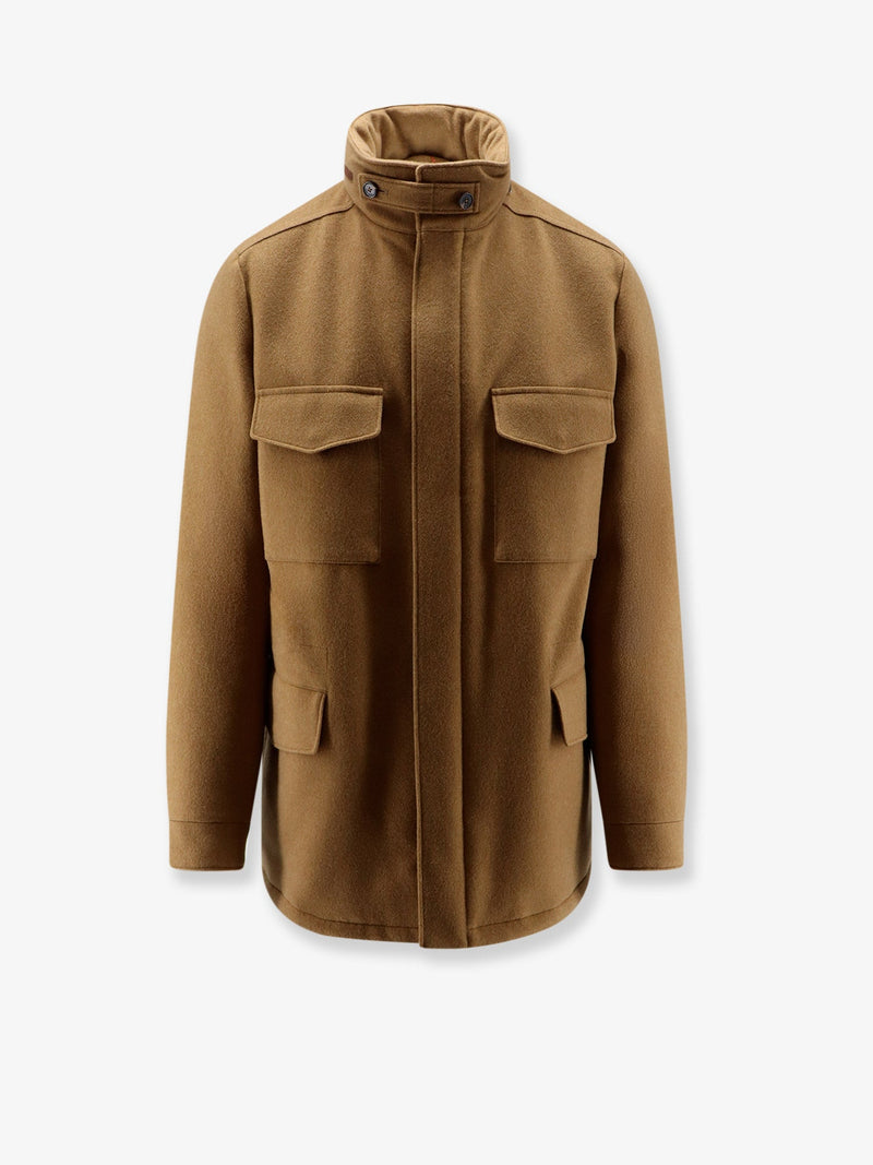 Loro Piana Loro Piana Traveler Storm System Cashmere Jacket Brown - World Class Fashion