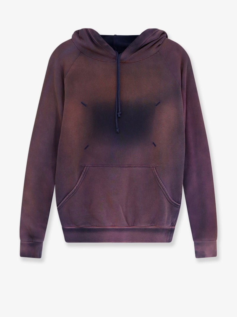 Maison Margiela Maison Margiela Cotton Hoodie Purple Women - World Class Fashion