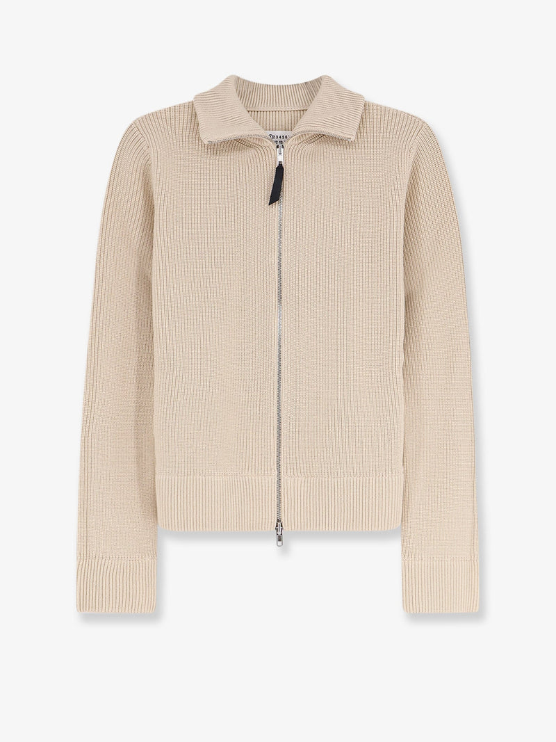 Maison Margiela Maison Margiela Wool Blend Cardigan Beige Women - World Class Fashion