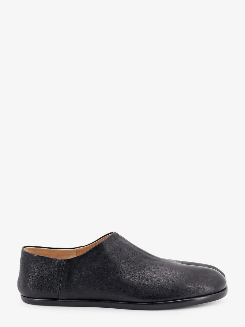Maison Margiela Maison Margiela Tabi Leather Slip-Ons Black - World Class Fashion