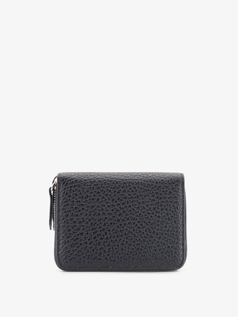 Maison Margiela Maison Margiela Four Stitches Small Leather Wallet Black - World Class Fashion