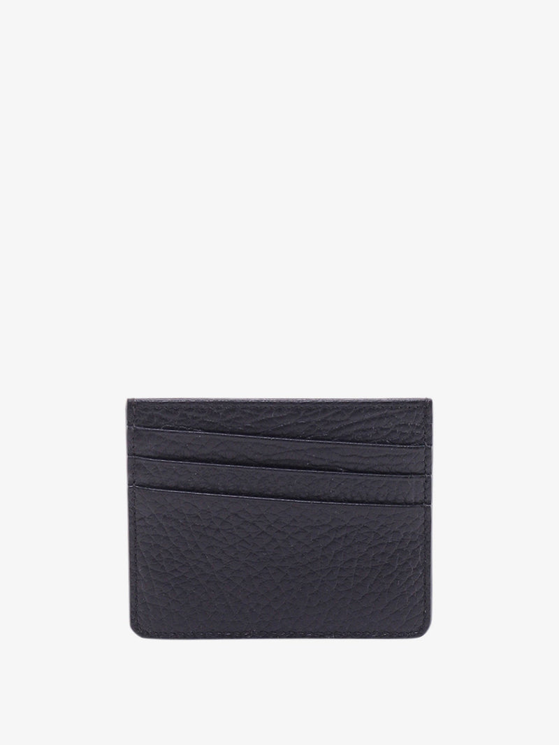 Maison Margiela Maison Margiela Four Stitches Leather Card Holder Black - World Class Fashion