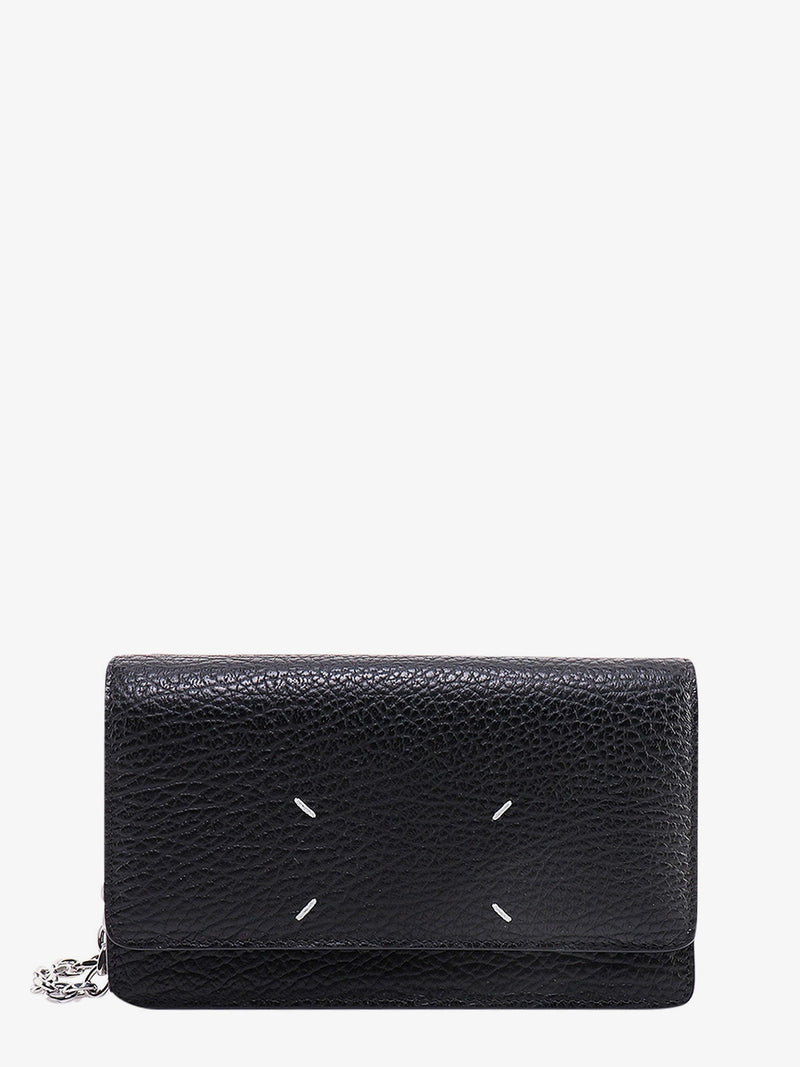 Maison Margiela Maison Margiela Four Stitches Leather Crossbody Bag Black - World Class Fashion
