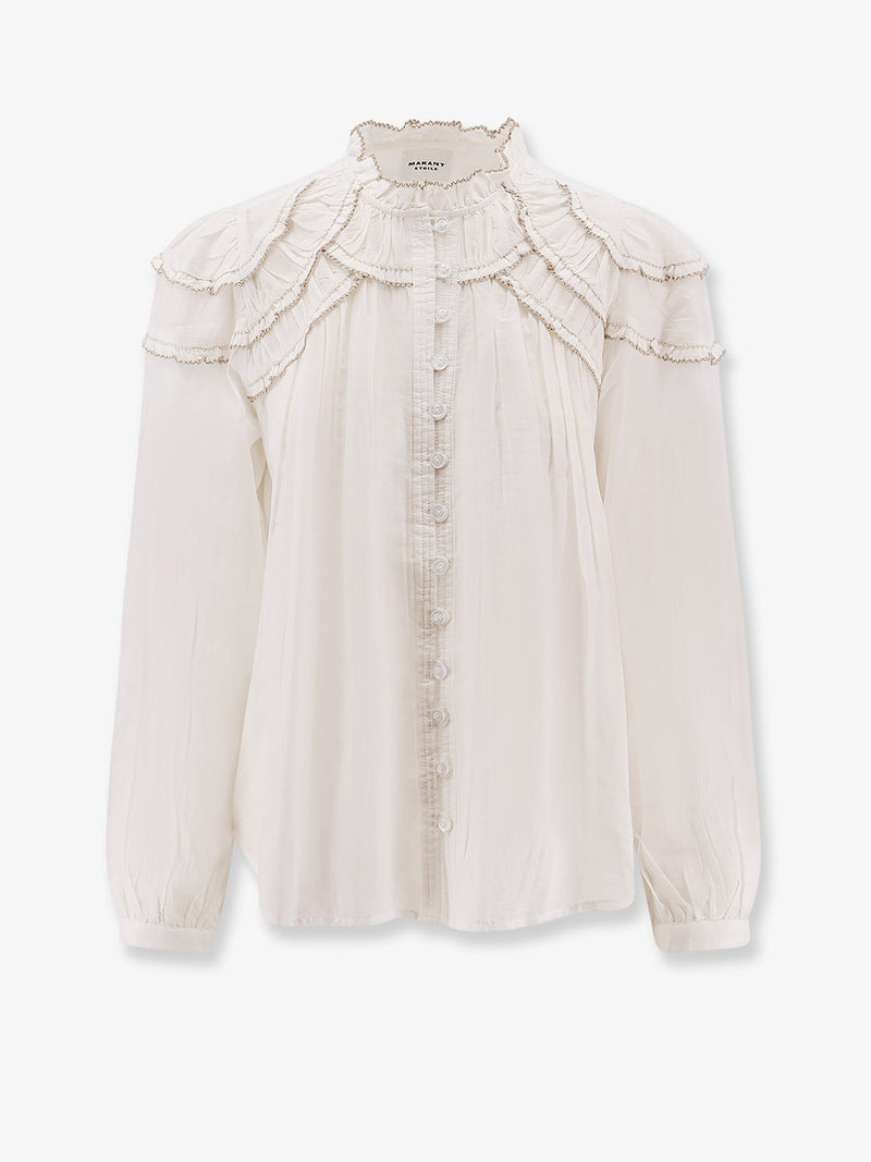 Marant Étoile Marant Etoile Christa Cotton And Viscose Shirt - World Class Fashion