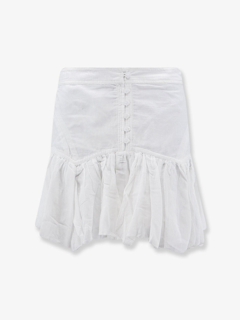 Marant Étoile Marant Etoile Daneen Organic Cotton And Viscose Skirt - World Class Fashion