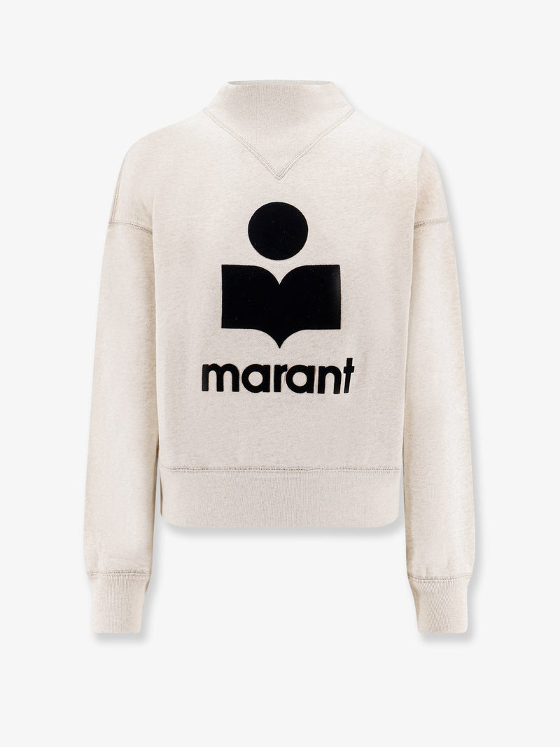 Marant Étoile Marant Étoile Moby Recycled Material Sweatshirt Beige - World Class Fashion