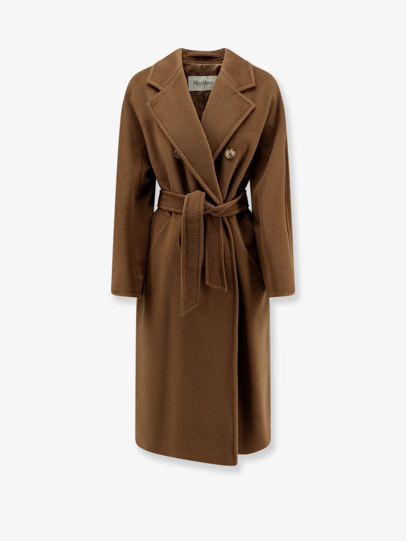Max Mara Max Mara Madame Wool And Cashmere Blend Coat - World Class Fashion