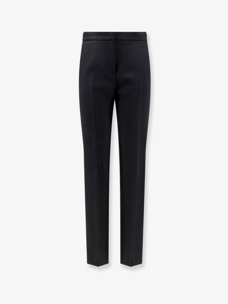 Max Mara Max Mara Mxmacino Stretch Virgin Wool Trousers Black - World Class Fashion