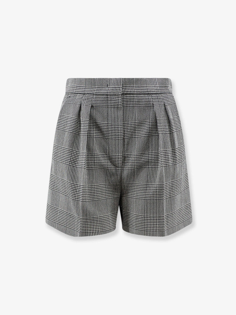 Max Mara Max Mara Mxmagoraio Virgin Wool Shorts - World Class Fashion