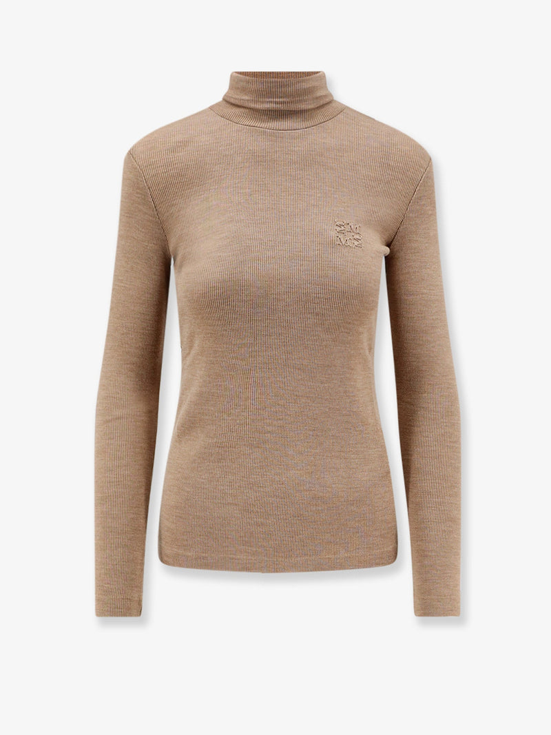 Max Mara Max Mara Mxmcono Wool Turtleneck Beige - World Class Fashion