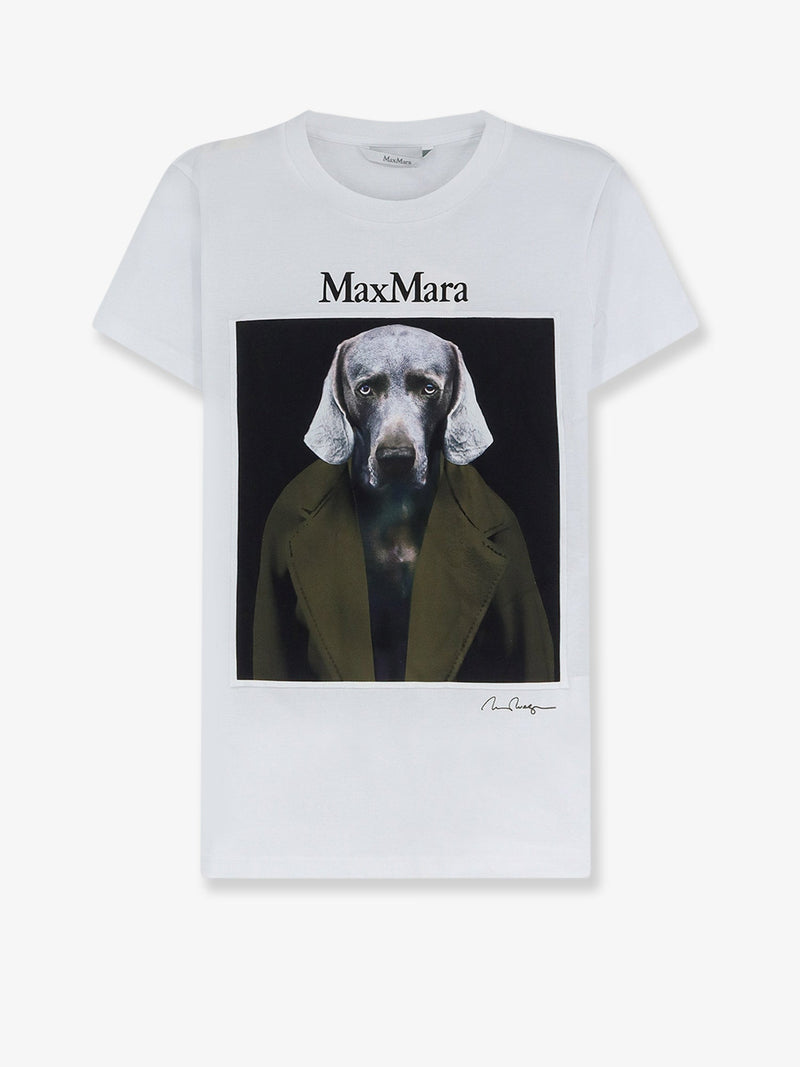 Max Mara Max Mara Mxmcalca Cotton T-Shirt - World Class Fashion