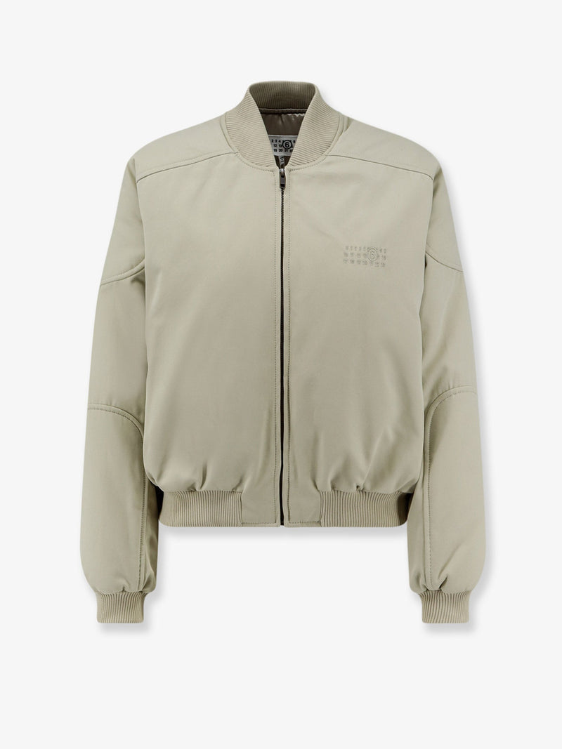 MM6 Maison Margiela Mm6 Maison Margiela Cotton Jacket With Numeric Signature Detail - World Class Fashion