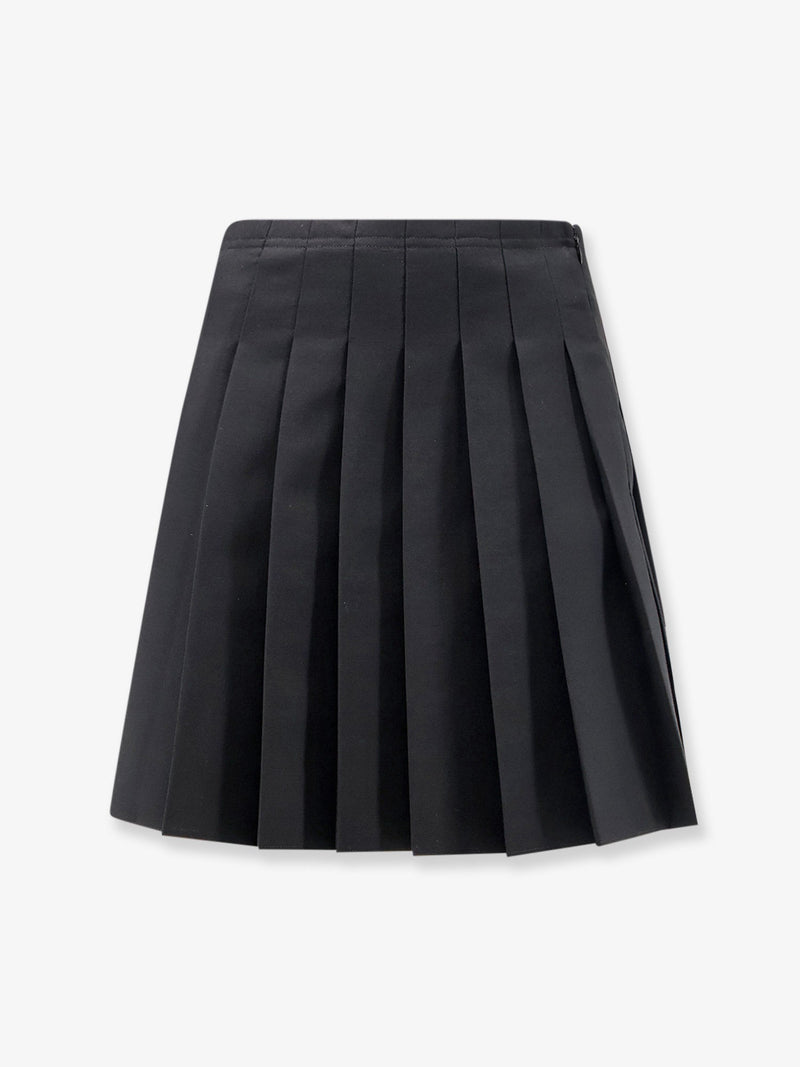 MM6 Maison Margiela MM6 Maison Margiela Pleated Mini Skirt Black - World Class Fashion