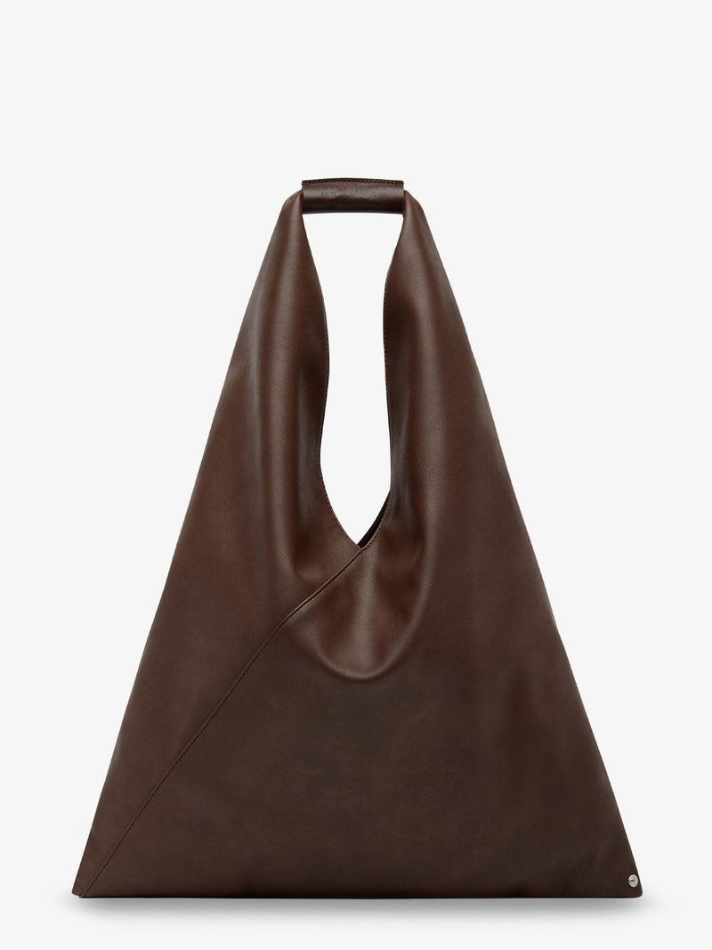 MM6 Maison Margiela MM6 Maison Margiela Japanese Leather-Effect Handbag Brown - World Class Fashion