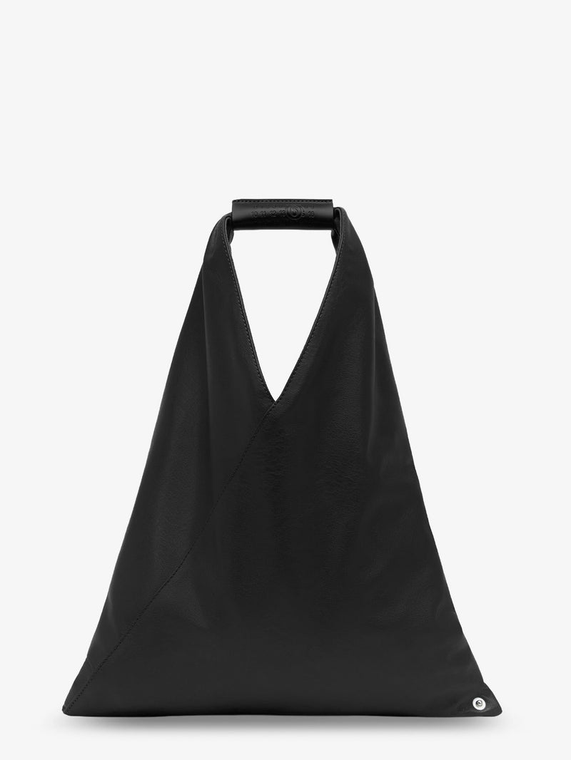 MM6 Maison Margiela MM6 Maison Margiela Japanese Classic Small Faux Leather Handbag Black - World Class Fashion