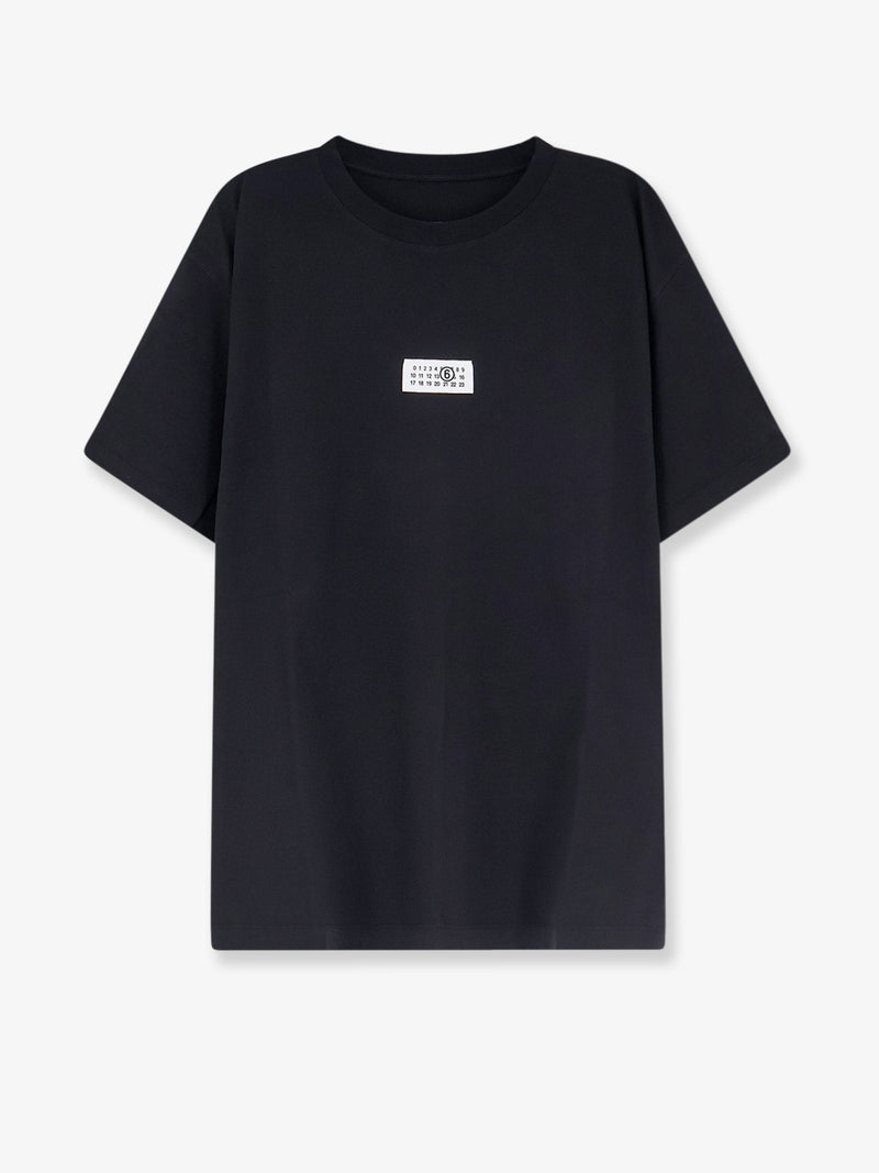 MM6 Maison Margiela MM6 Maison Margiela Numeric Cotton T-Shirt Black - World Class Fashion