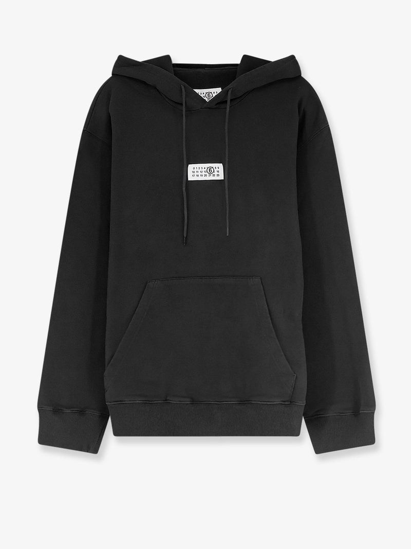 MM6 Maison Margiela MM6 Maison Margiela Organic Cotton Sweatshirt Black - World Class Fashion