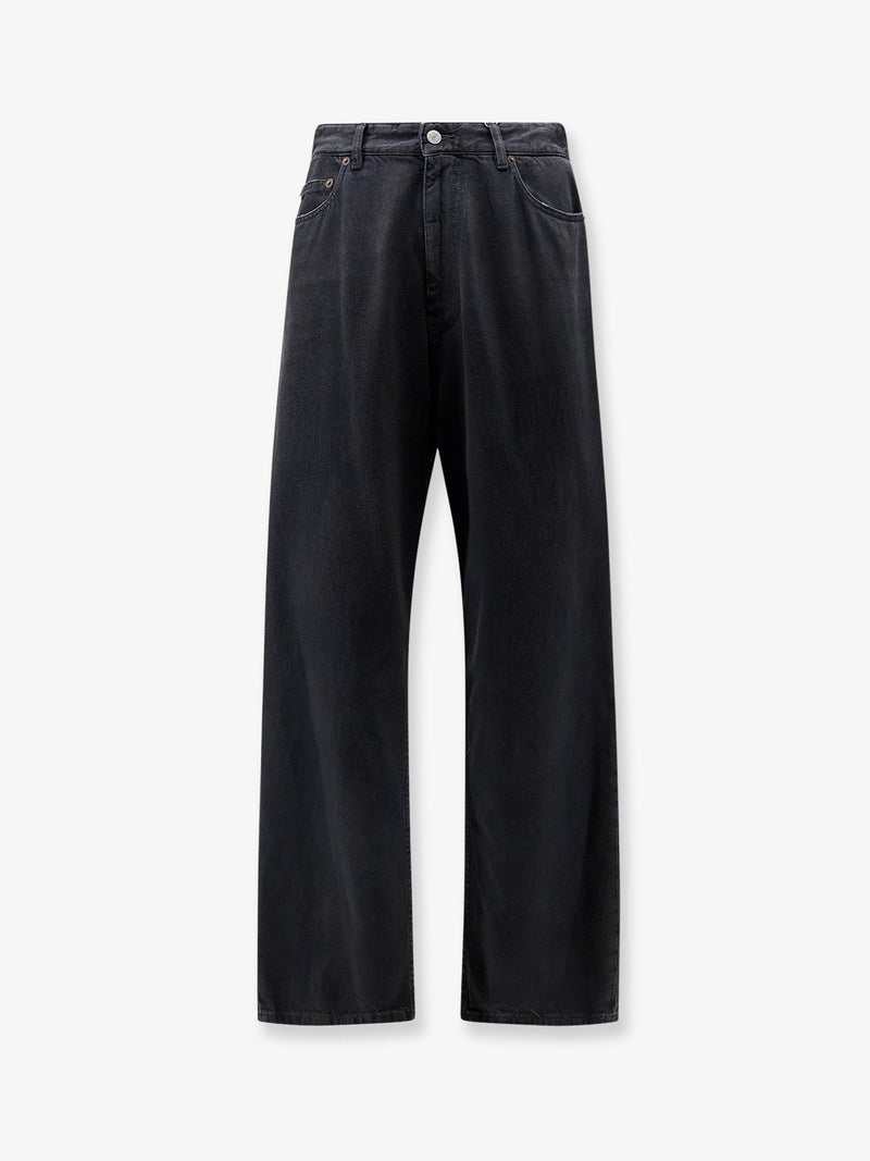 MM6 Maison Margiela MM6 Maison Margiela Black Denim Trousers Men - World Class Fashion