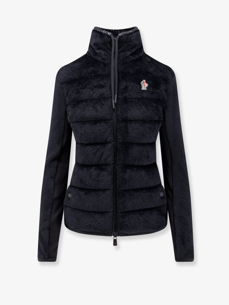 Moncler Grenoble Moncler Grenoble Fleece Cardigan Black - World Class Fashion