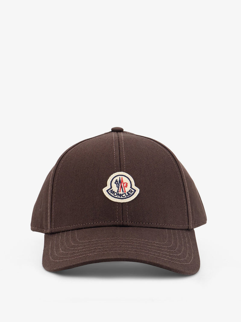 Moncler Moncler Cotton Baseball Hat Brown - World Class Fashion