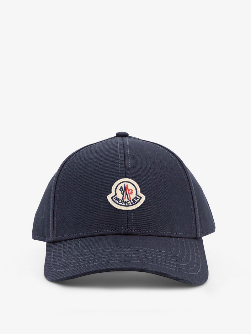 Moncler Moncler Cotton Baseball Hat Blue - World Class Fashion