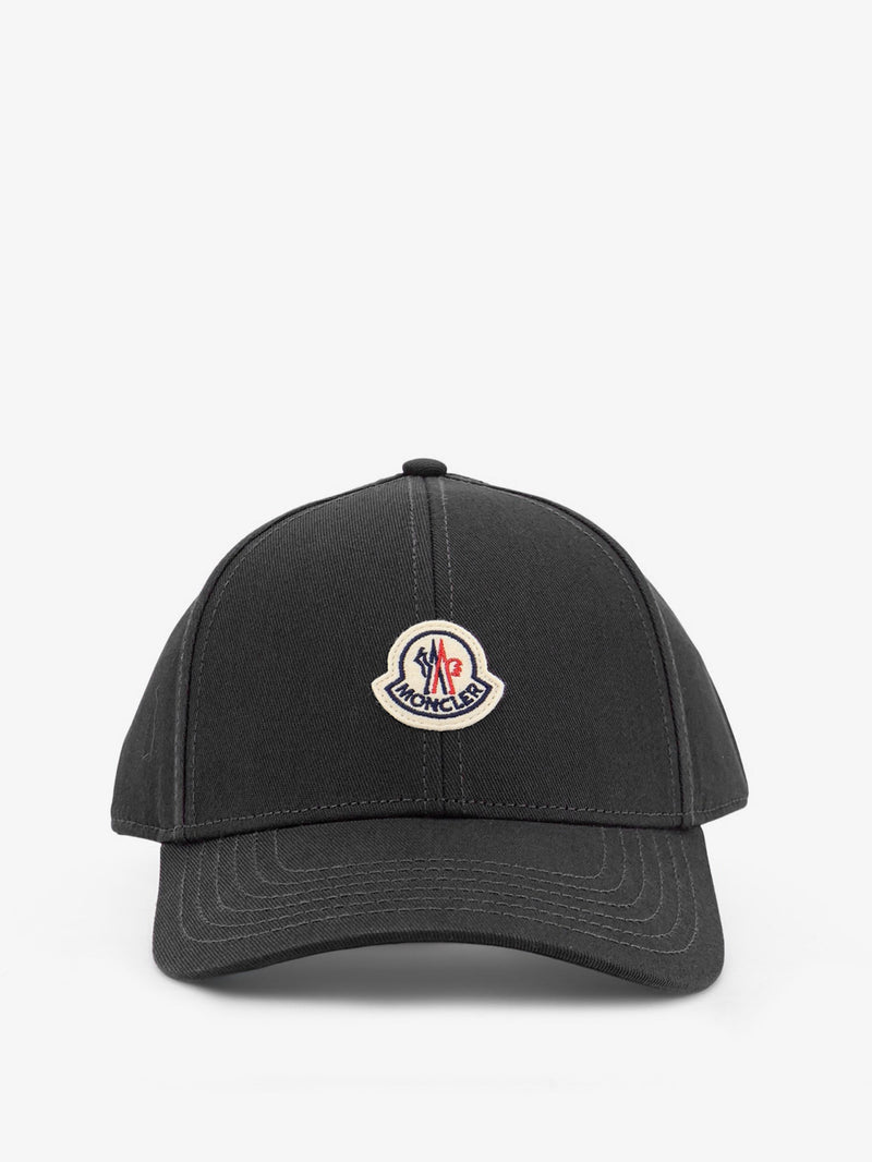 Moncler Moncler Cotton Baseball Hat Black - World Class Fashion