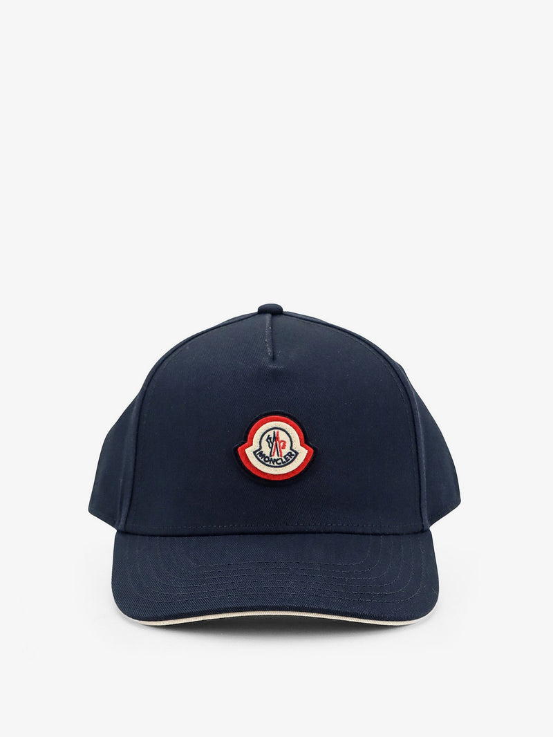Moncler Moncler Cotton Hat Blue Men - World Class Fashion