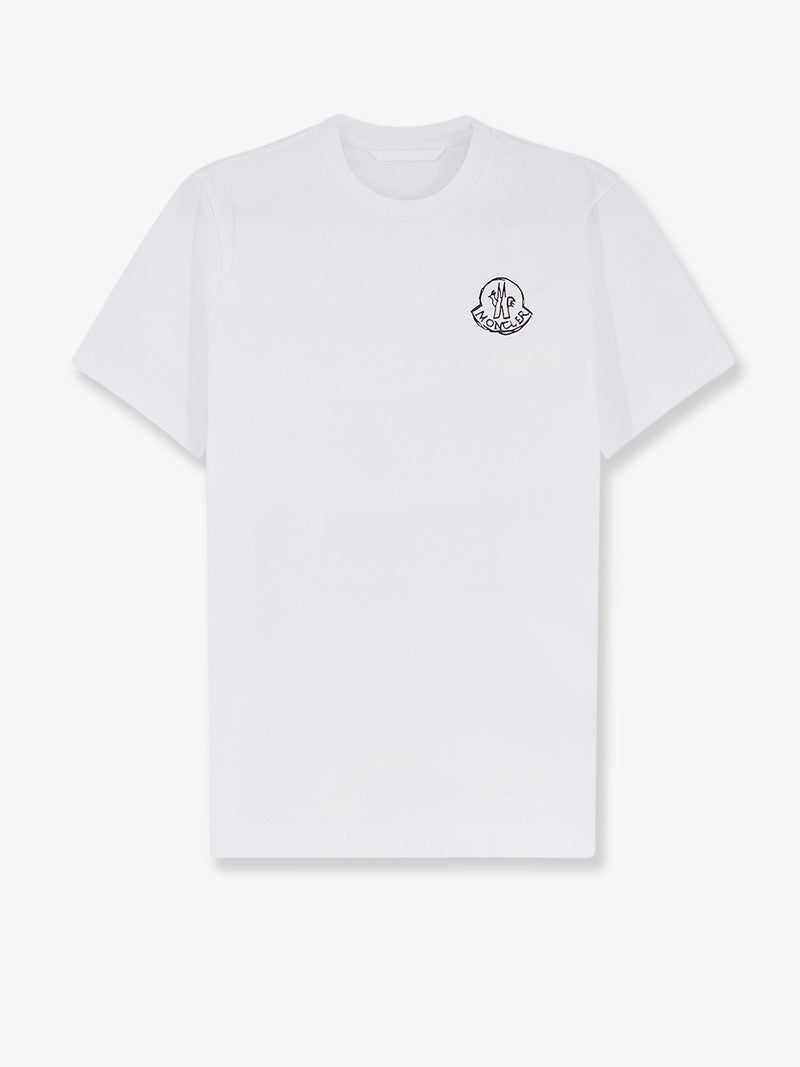 Moncler Moncler Biologic Cotton T-Shirt White - World Class Fashion