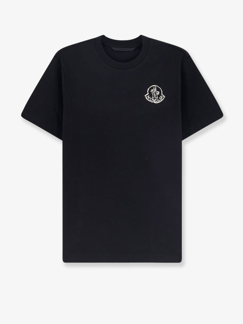 Moncler Moncler Biologic Cotton T-Shirt Black - World Class Fashion