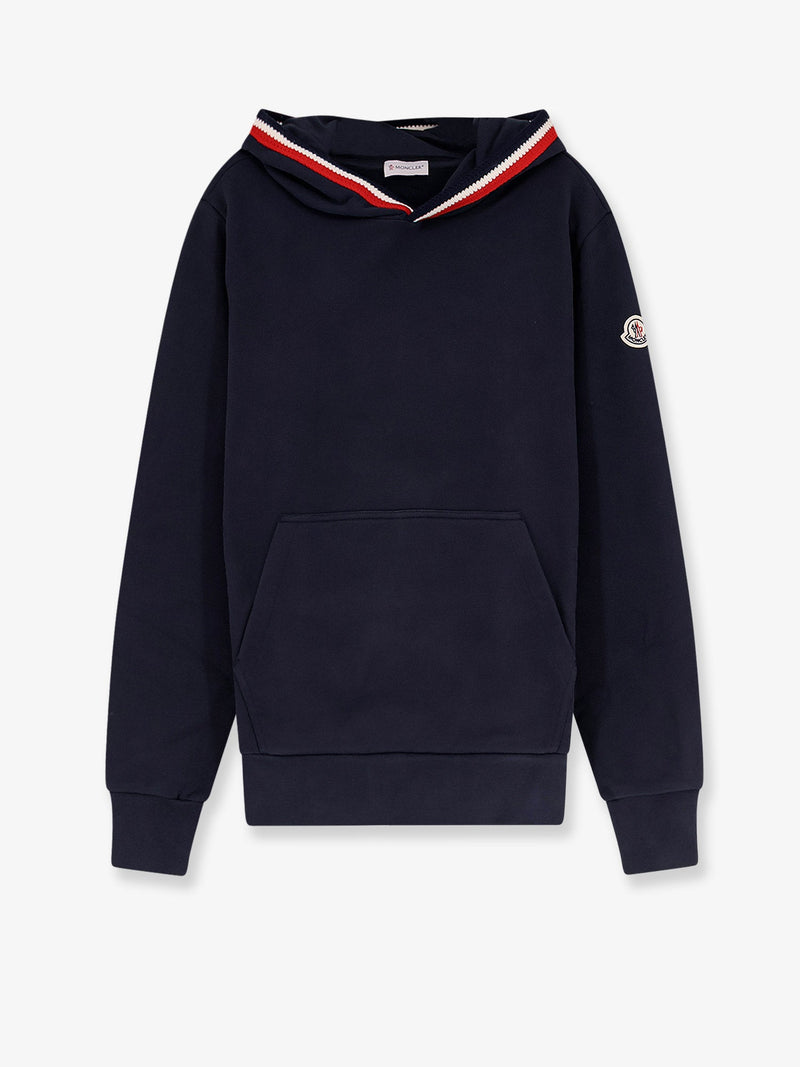 Moncler Moncler Cotton Sweatshirt Blue Men - World Class Fashion