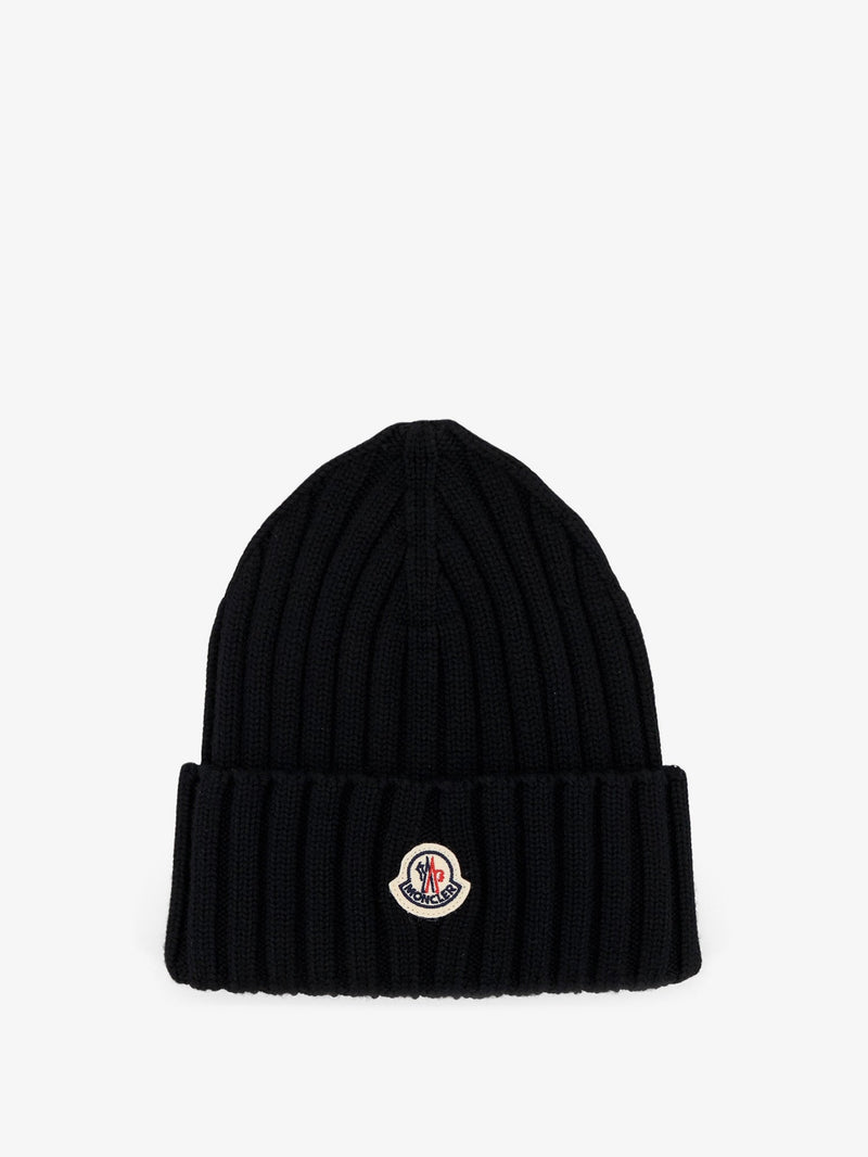 Moncler Moncler Wool Hat Black Women - World Class Fashion