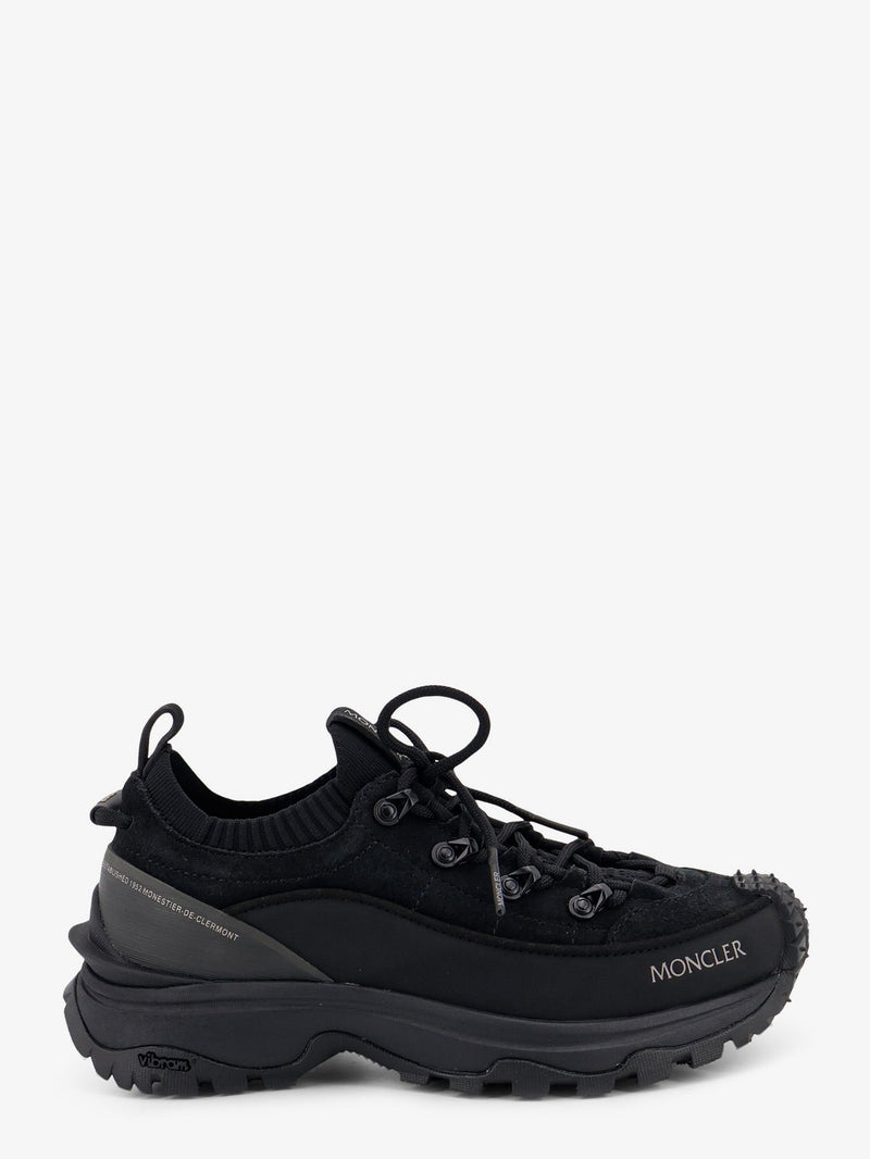 Moncler Moncler Trailgrip Lite3 Nubuck Suede Sneakers Black - World Class Fashion
