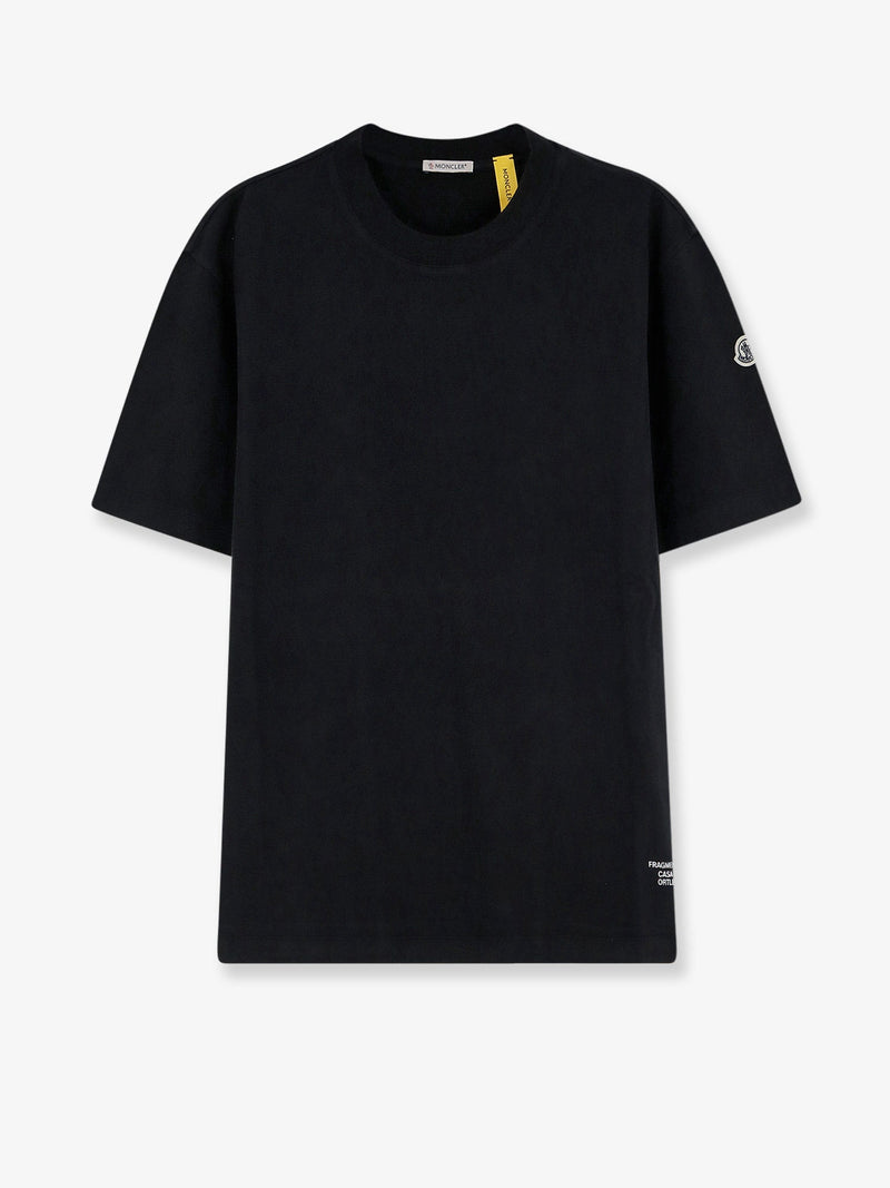 Moncler Moncler Cotton T-Shirt Black Men - World Class Fashion