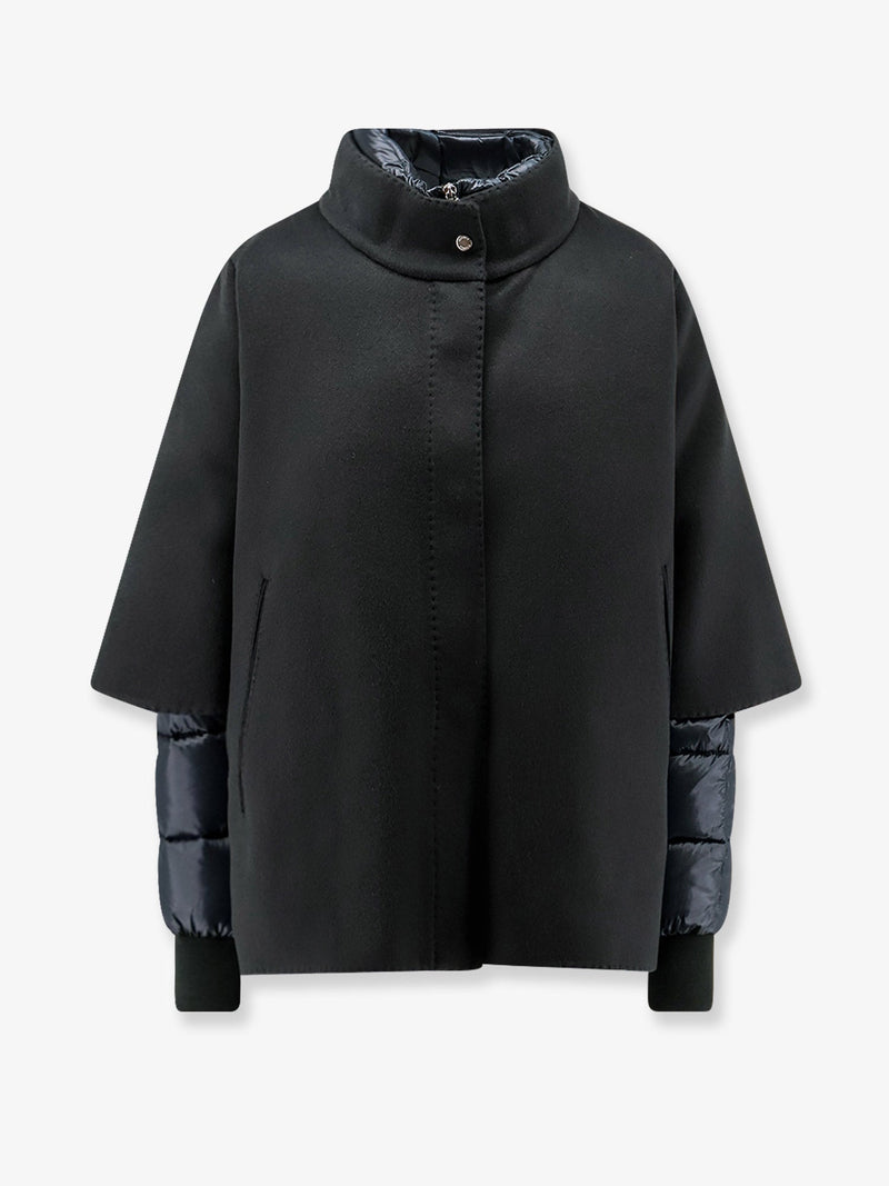 Moorer Moorer Resia-Cwr Down Jacket with Removable Cape Green - World Class Fashion
