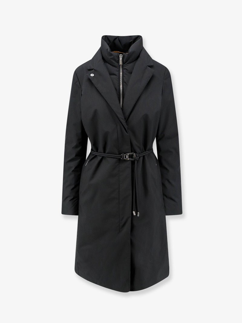 Moorer Moorer Verlaine Nylon Coat Black Women - World Class Fashion