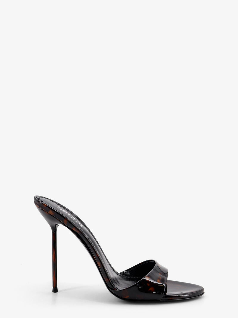 Paris Texas Paris Texas Lidia Patent Leather Sandals Brown - World Class Fashion