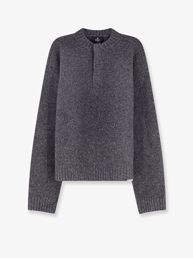Represent Represent Ramone Wool And Nylon Blend Sweater Grey - World Class Fashion
