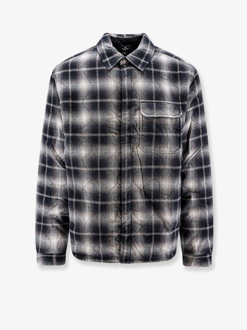 Represent Represent Logo Quilted Shirt/Jacket Black - World Class Fashion