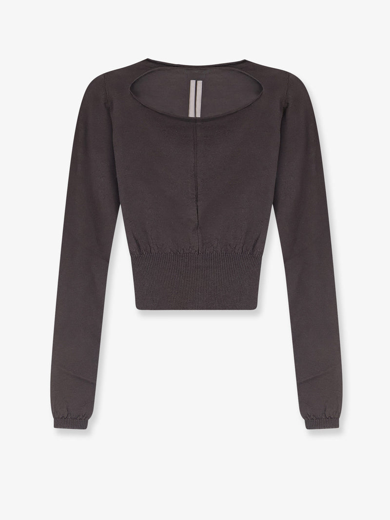 Rick Owens Rick Owens Virgin Wool Sweater Grey Women - World Class Fashion