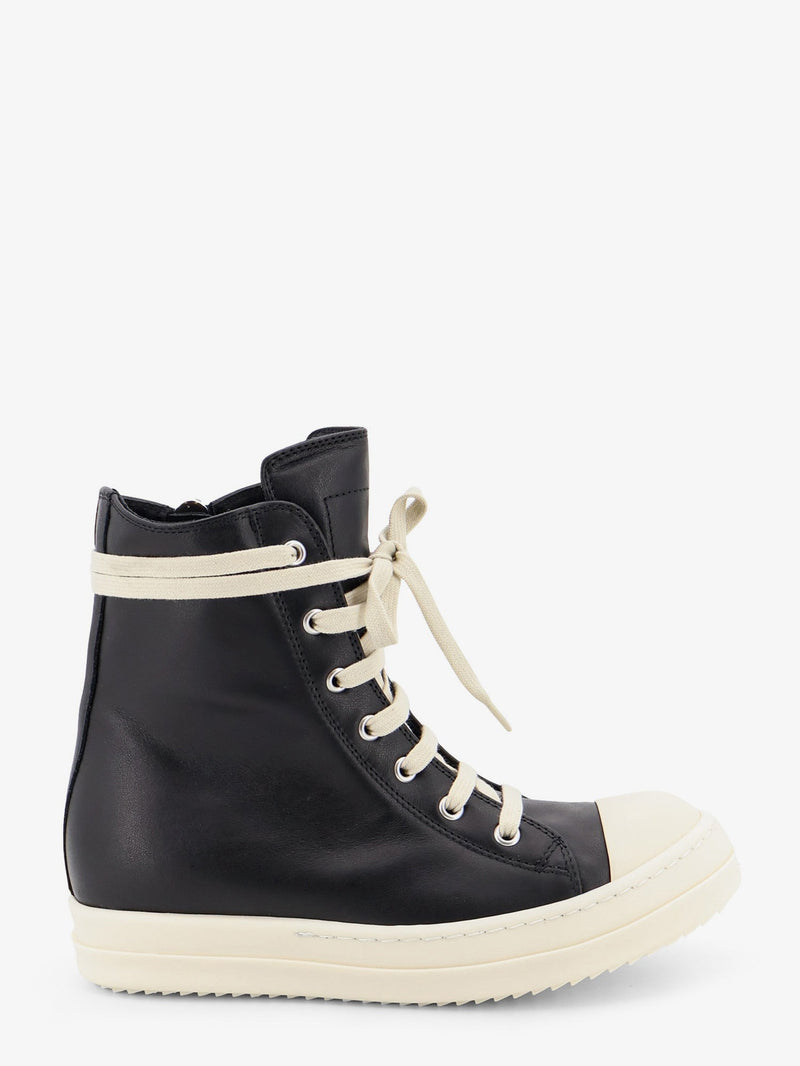 Rick Owens Rick Owens Leather Sneakers - World Class Fashion