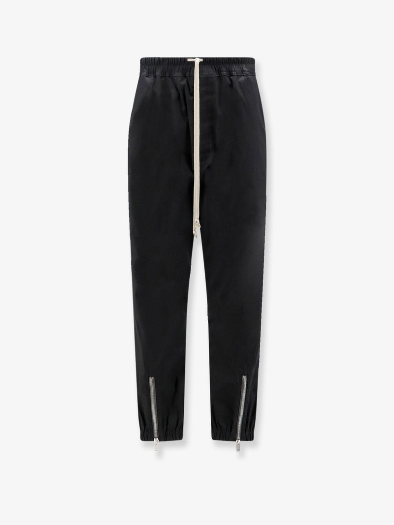 Rick Owens Rick Owens Tecuatl Track Cotton Blend Pants - World Class Fashion