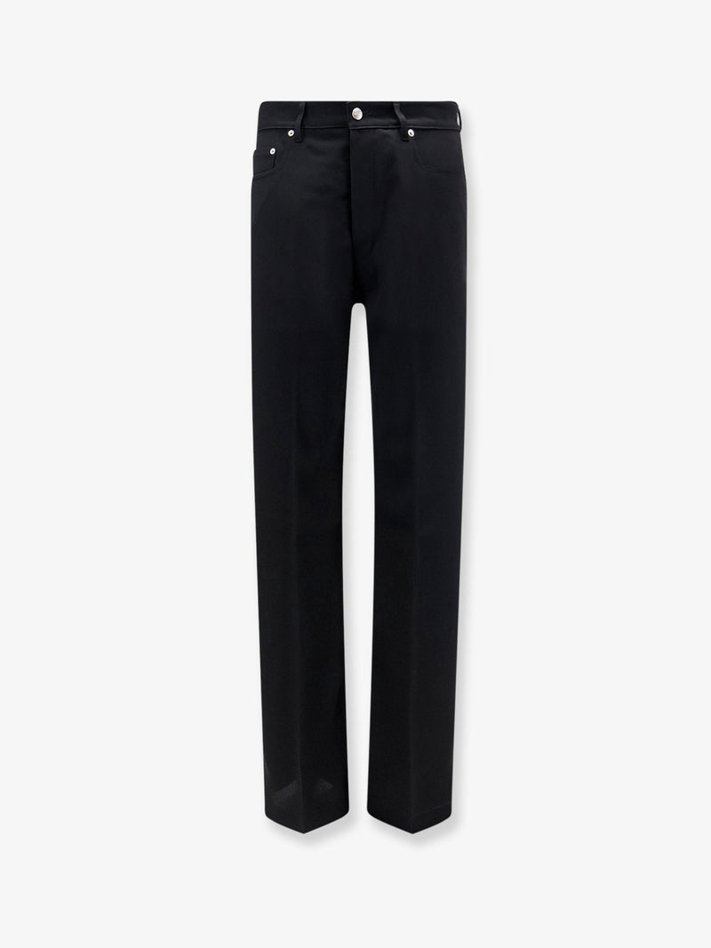 Rick Owens Rick Owens Geth Jeans Wool Trousers Black - World Class Fashion