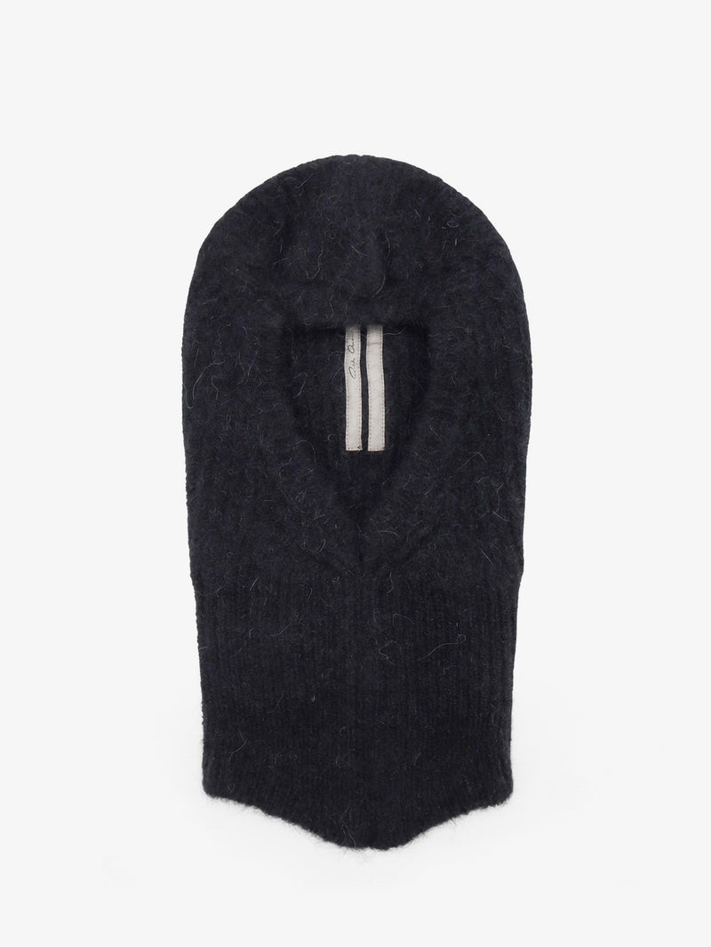 Rick Owens Rick Owens Alpaca And Wool Blend Balaclava - World Class Fashion