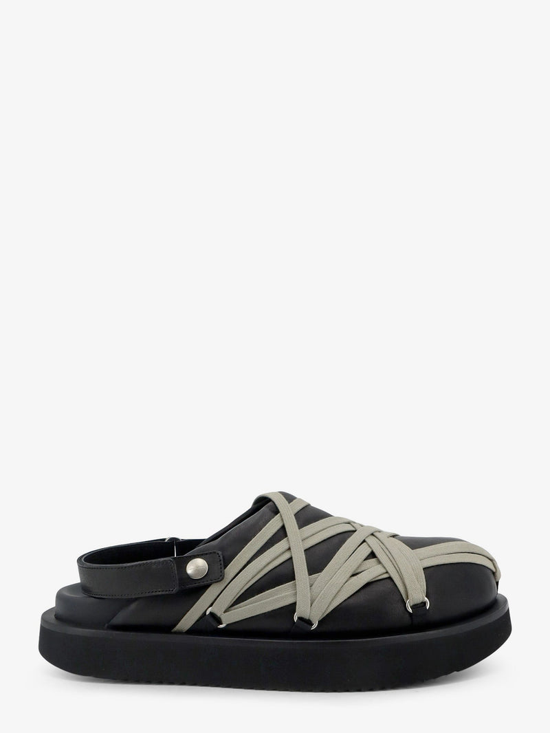 Rick Owens Rick Owens Megalace Leather Sandals - World Class Fashion